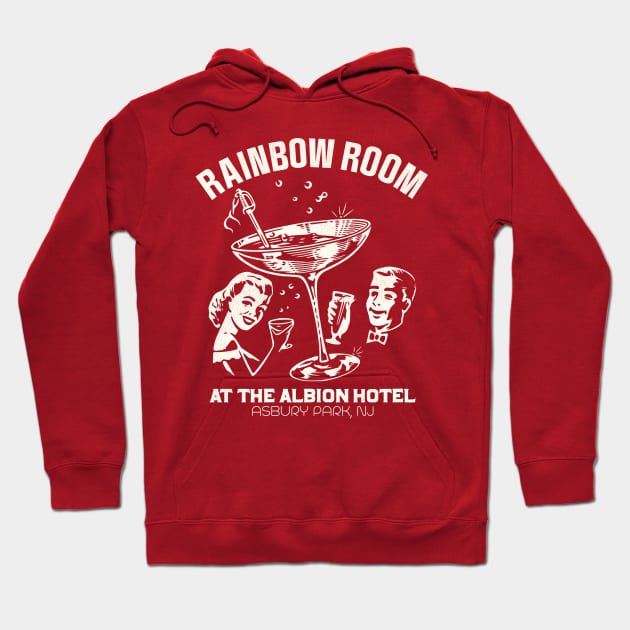 Rainbow Room at the Albion Hotel Defunct Nightclub Hoodie by darklordpug